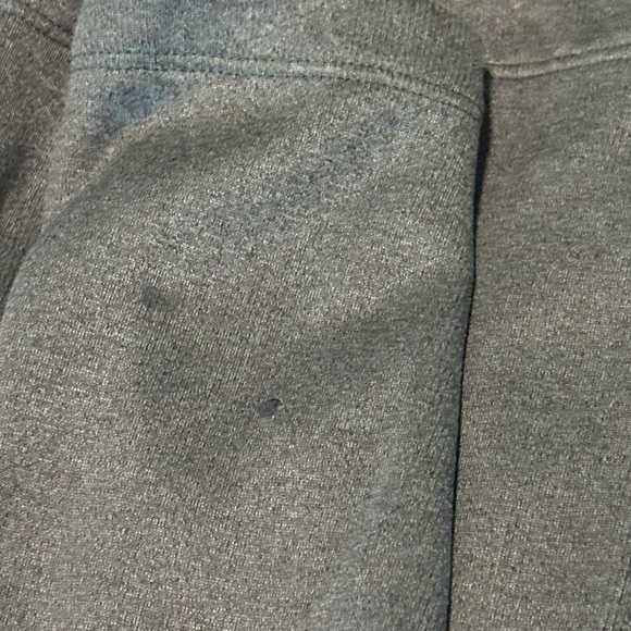 The North Face Agave Softshell Olive and Charcoal Fleece Jacket - Picture 4 of 6